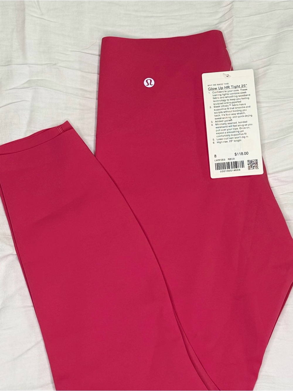 lululemon athletica Glow Up Leggings in Bright Pink